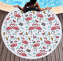 Мандала Фламінго Sum mer килимок підстилка на пляж