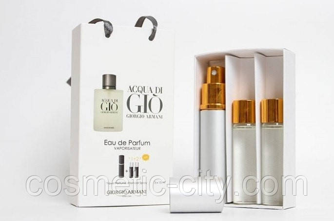 Мініпарфуми Armani Acqua Di Gio Men (Армані Аква Ді Джіо Мен), 3*15 мл