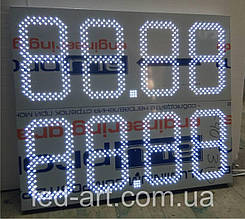 Світлодіодне табло для АЗС LED-ART-Stela-300-19, цінової модуль для АЗС