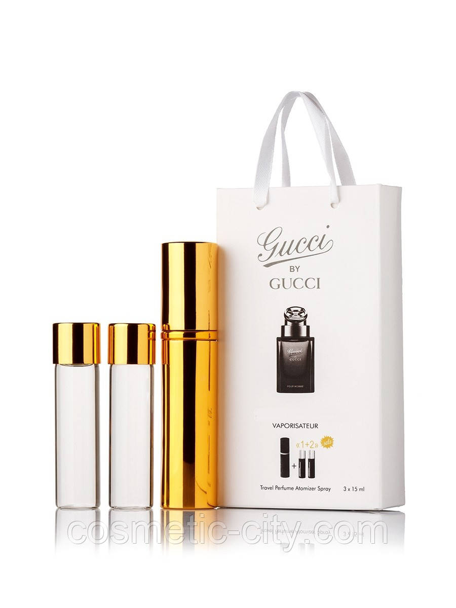 Міні-парфуми Gucci By Gucci Pour Homme (Гуччі Бай Гуччі Пур Хом),3*15 мл