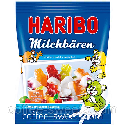 Жувальні цукерки Haribo Milchbären 160 г., фото 2