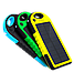 Зовнішній акумулятор на сонячній батареї Solar Power Bank 5000 mAh Black УМБ, фото 4