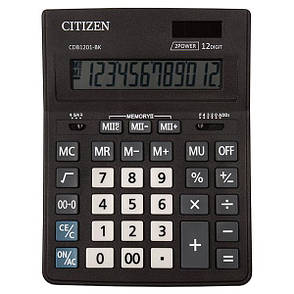 Калькулятор Citizen CDB1201-BK бухгалтерський 12р., фото 2