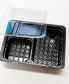 Блістерна упаковка ПС-66ДЧ+ПС-66К для імбиру, васабі і соевоего соусу (50 шт)