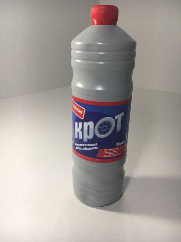 Засіб для чищення труб Кріт Дніпр 1 л (1 шт.), фото 1