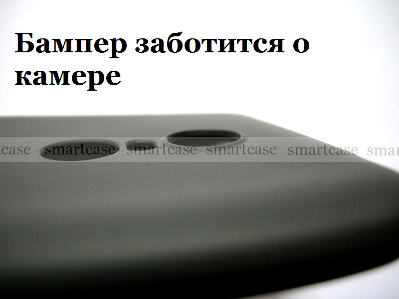 Черный Soft Tpu чехол бампер для Xiaomi Redmi 5 Plus, не скользкий - фото 3 - id-p716294743