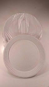 Одноразові тарілки паперові діаметр 210 мм (100 шт.)