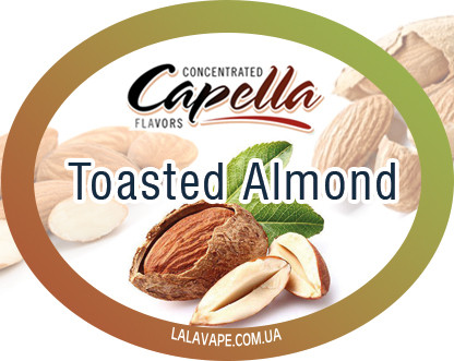 Ароматизатор Capella Toasted Almond (Підсмажений мигдаль)