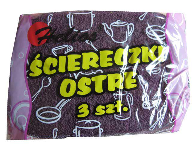 Мочалка Гостра (по 3 шт.) (1 пачка), фото 1