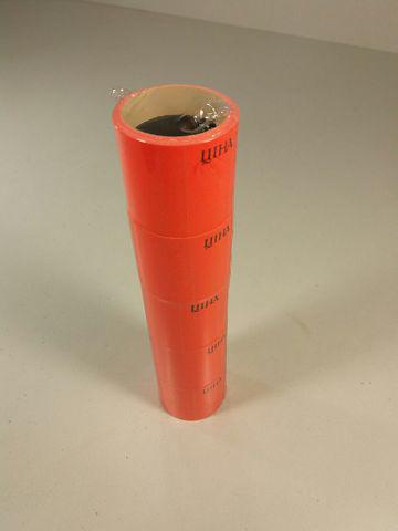 Паперовий великий цінник Червоний (р30*40 мм) 3,5 м (5 шт.), фото 1