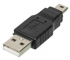 Адаптер Перехідник USB2.0 (тато) на Mini USB (тато)