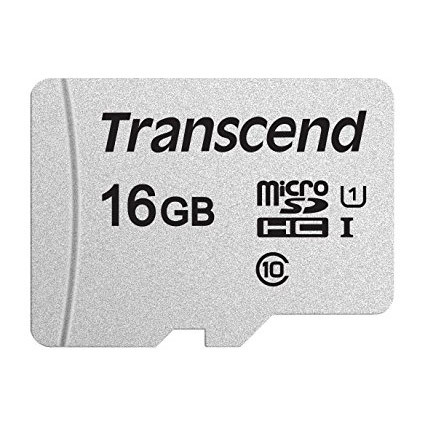 Карта пам'яті TRANSCEND microSDHC 300S 16GB UHS-I U1 no ad (TS16GUSD300S)