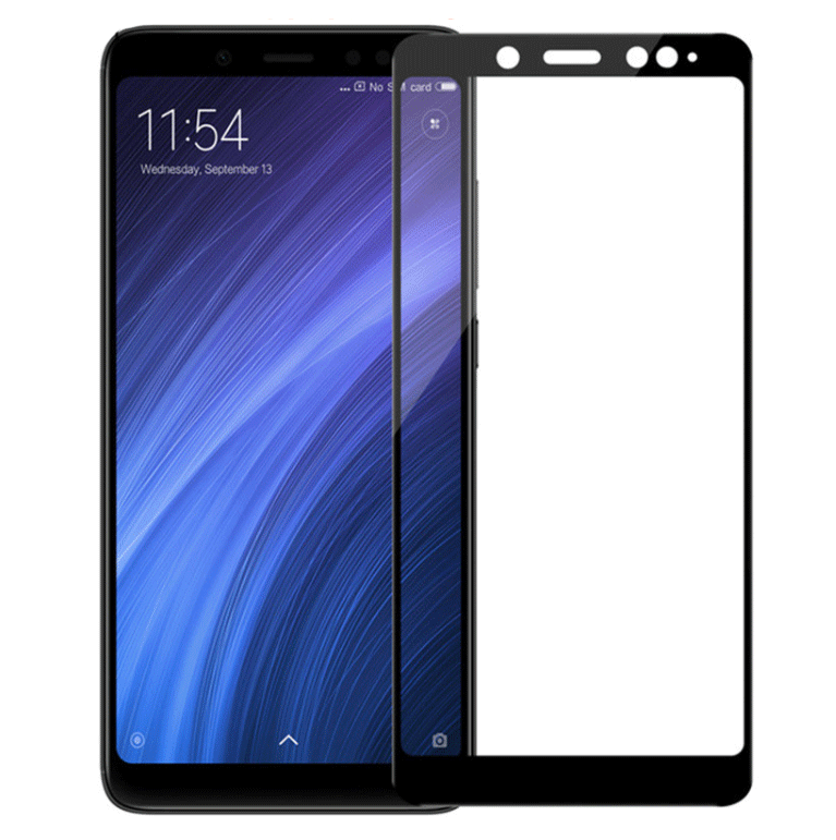 Full Cover захисне скло для Xiaomi Redmi Note 5 / Note 5 Pro - Black