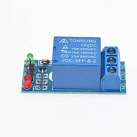 Реле 12V 1-канал модуль 12В 1-Channel Relay Module Shield for Arduino ARM PIC AVR DSP Electronic 10A