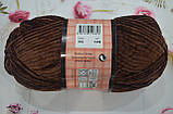 Велюр 852 шоколадний, фото 3