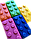 Кубики конструктор дитячий Мега Куб (80 шт.), фото 2