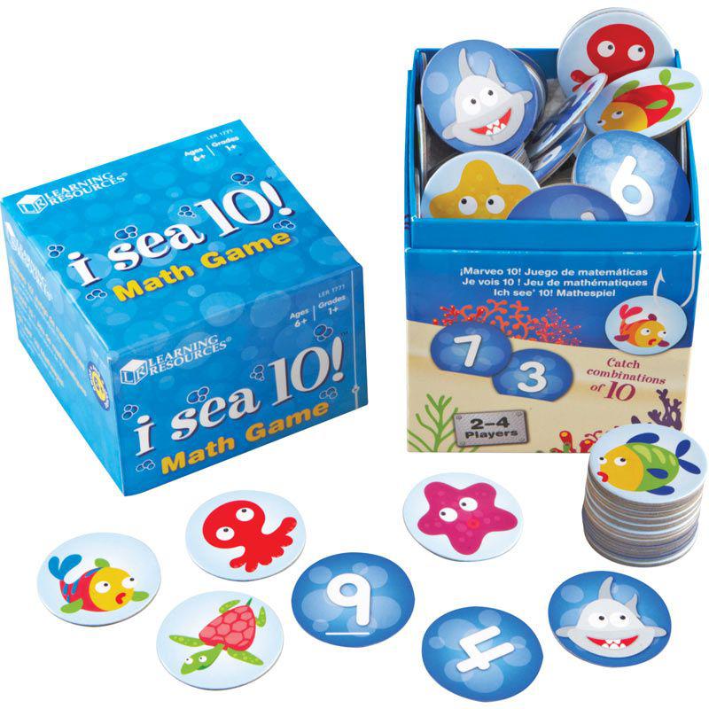Математична гра на додавання і віднімання "Я бачу 10" Learning resources
