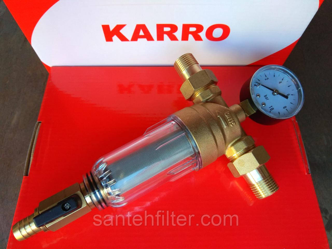 Самопромывной фильтр 3/4" для холодной воды KARRO - фото 5 - id-p81480553