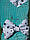 Конверт-ковдру минки на знімному синтепоні бірюзовий, фото 4