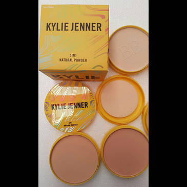Компактна пудра Kylie Jenner 5 in1 natural pressed powder 48 g, фото 3