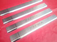Накладки на пороги Opel Zafira B