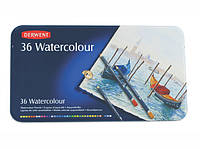 Акварельні олівці Derwent "Watercolour" 36 шт. в металевій коробці 32885