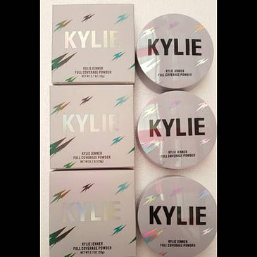 Подвійна компактна bb-пудра Kylie Jenner full coverage powder 20g, фото 3