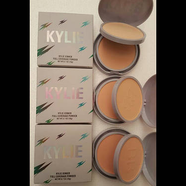 Подвійна компактна bb-пудра Kylie Jenner full coverage powder 20g, фото 1