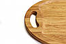 Дерев'яна Тарілка овальна з ручками 400*300мм ( һ20мм), фото 6