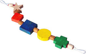 Підвіска-іграшка для папуги "Фігурки"