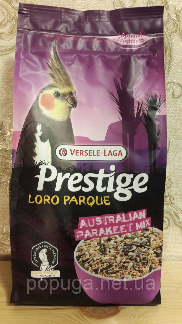 Корм для середніх папуг Versele-Laga Prestige Premium АВСТРalІЙСЬКИЙ ДЛИНОХВОСНИЙ ПОПУГАЙ, 1 кг, фото 1