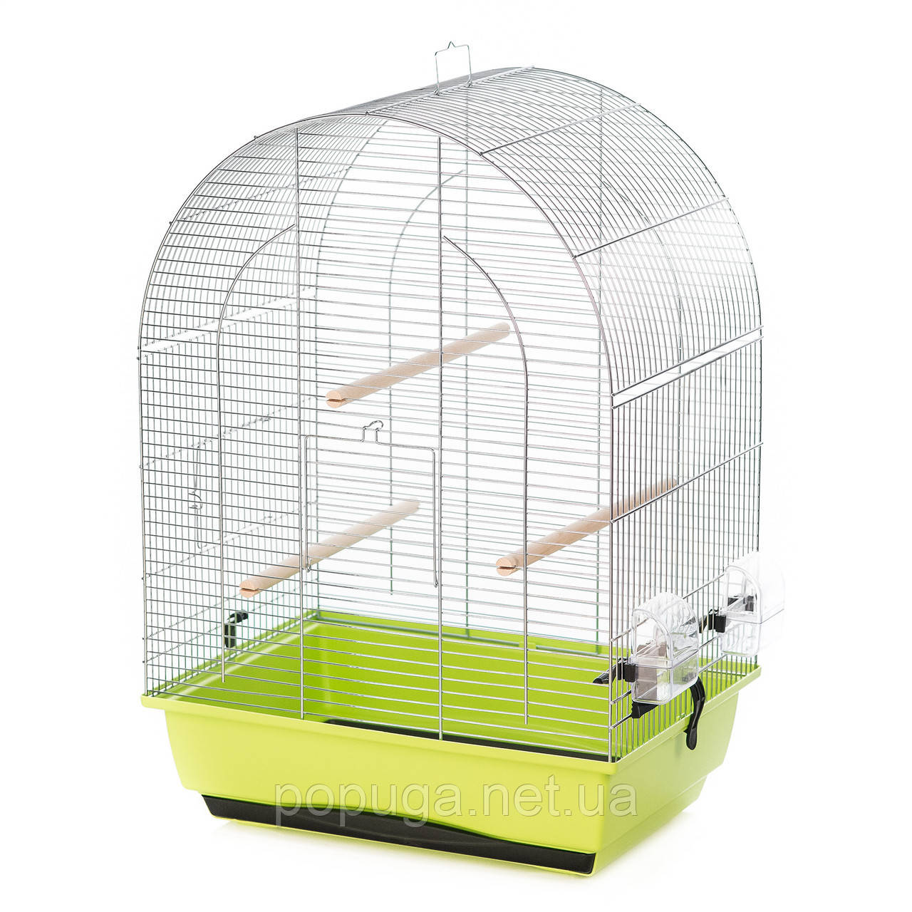 Клітка для папуг LUSI II EXTRA хром, 45*32*64см, фото 1