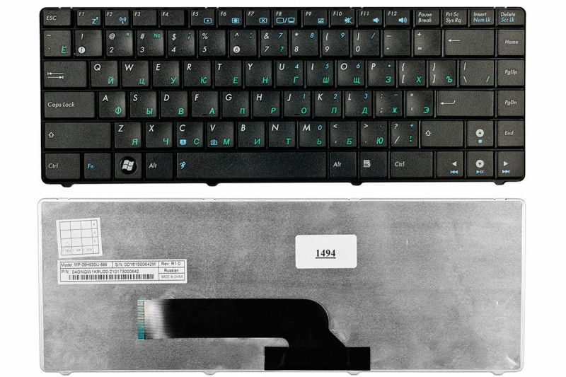 Клавіатура Asus F82 Р80, P81, P30