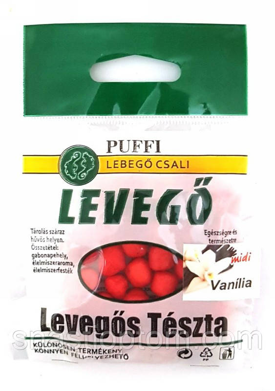 Тісто для риболовлі, повітряне PUFFI LEVEGO, Ваніль, міді, 5гр.