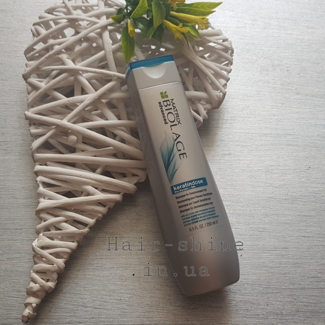 Шампунь для відновлення пошкодженого волосся Matrix Biolage Keratindose Pro Advanced-Keratin+Silk 250 мл
