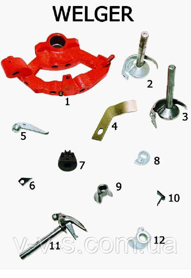 Запчастини на прес-підбірник Welger Велгер 42