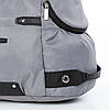 Сумка дорожня чоловіча спортивна сіра на плече багажна велика Dolly 939 три кишені 53х28х24 см, фото 7