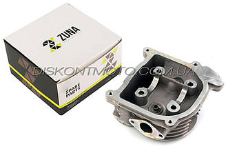 Головка циліндра на китайський скутер 4T GY6 50 139QMB (39 mm) (блакитна) ZUNA