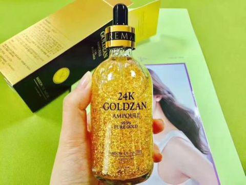 Антивозрастная сыворотка с чистым золотом SKINATURE 24K Goldzan Ampoule 100 ml