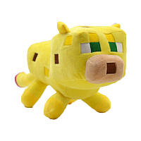 М'яка іграшка Кіт Оцеот Жовтий 22 см Майнкрафт Minecraft