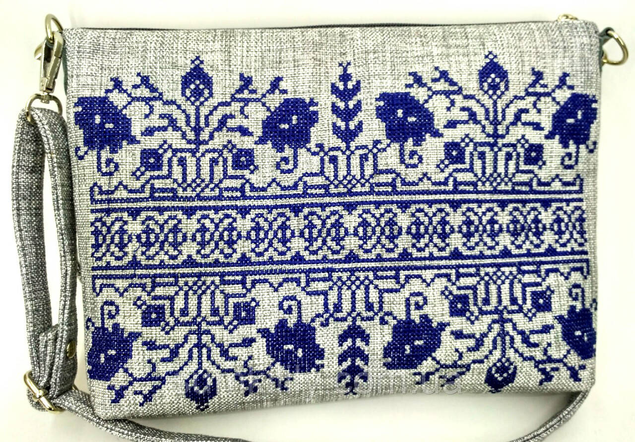 Текстильна сумка з вишивкою Сокаль 5, фото 1