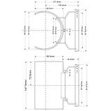 ВРЕЗКА В ТРУБУ 110 Х 110 MCALPINE MPSOB-110, фото 4