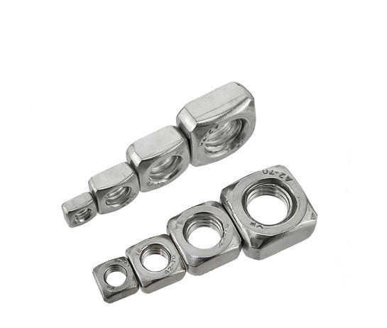 Гайка квадратна М16 DIN 557 з фаскою з нержавійки