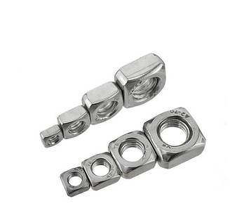 Гайка квадратна М16 DIN 557 з фаскою з нержавійки, фото 1