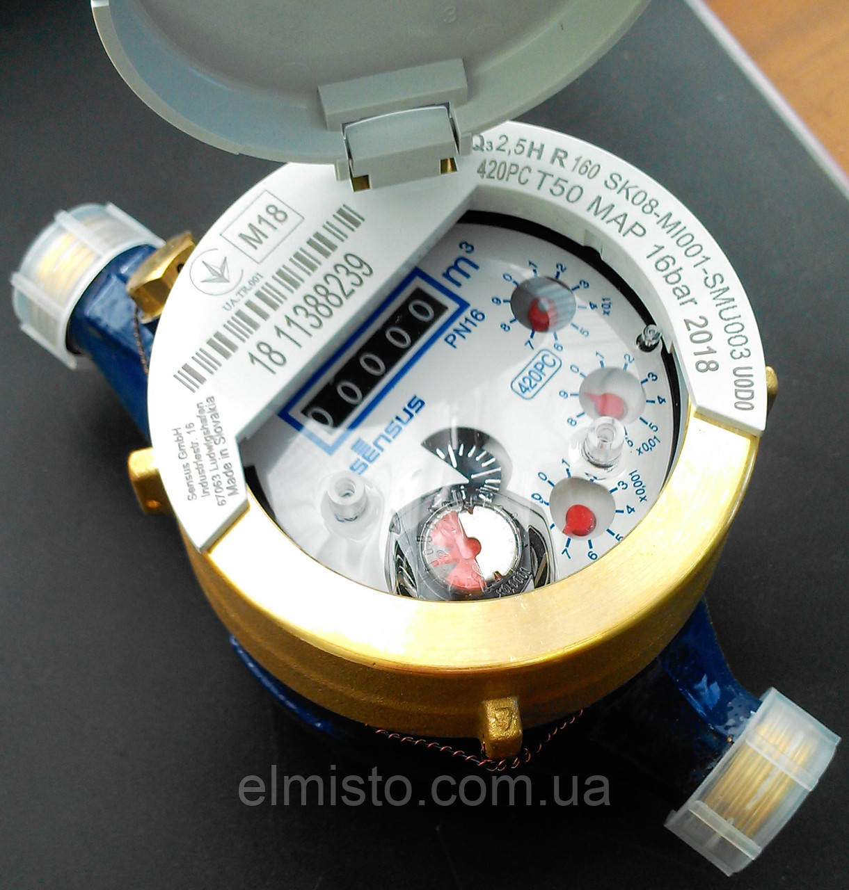 Лічильник холодної води Sensus 420PC Q3 2,5 Ду 15 1/2" R 160 з підвищеною точністю вимірювання (Словакія), фото 1