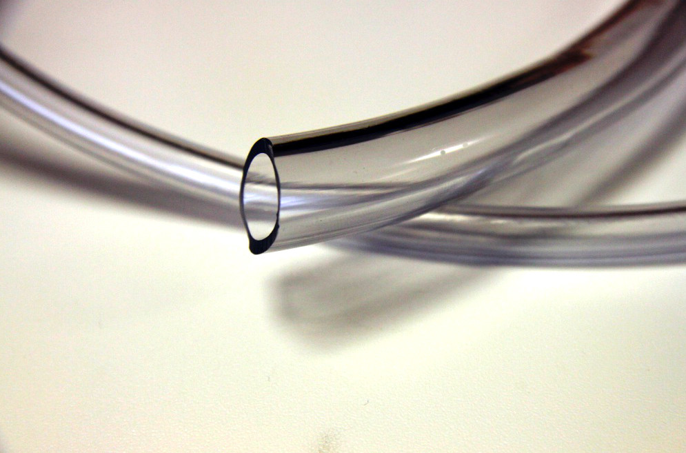 Харчовий ПВХ шланг Ø 22 мм, 50 м, прозорий, з маркуванням метражу (для питної води та харчових рідин)