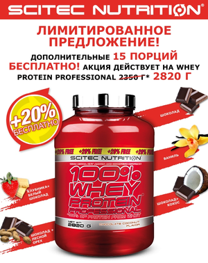 Scitec Nutrition 100% Whey Protein Professional 2820g