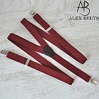 Підтяжка доросла 25-ка Y унісекс (бордова)