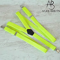 Підтяжка доросла 25-ка Y унісекс (яскраво-жовта)