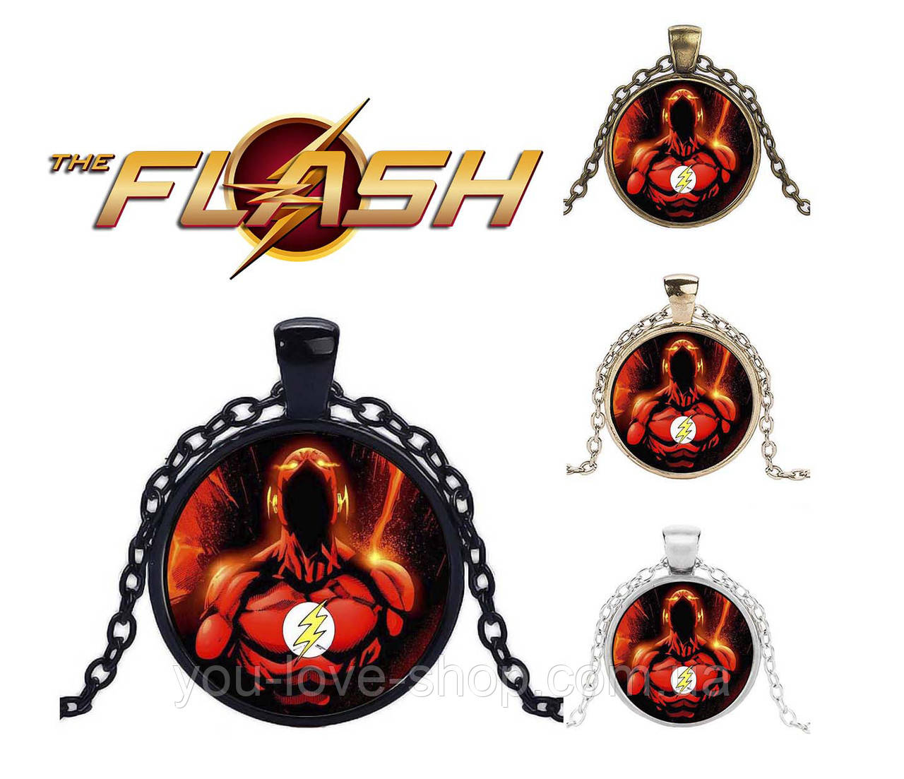 Кулон Flash Флеш червоний